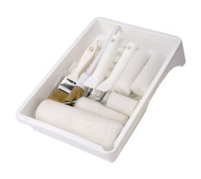 Malerull- og penselsett med 12 deler - 18 cm